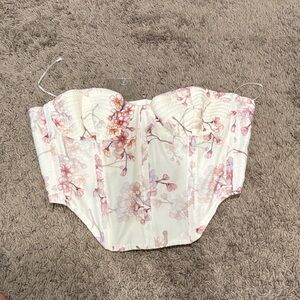 Floral Corset Top
